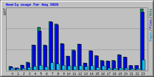 Hourly usage for May 2026